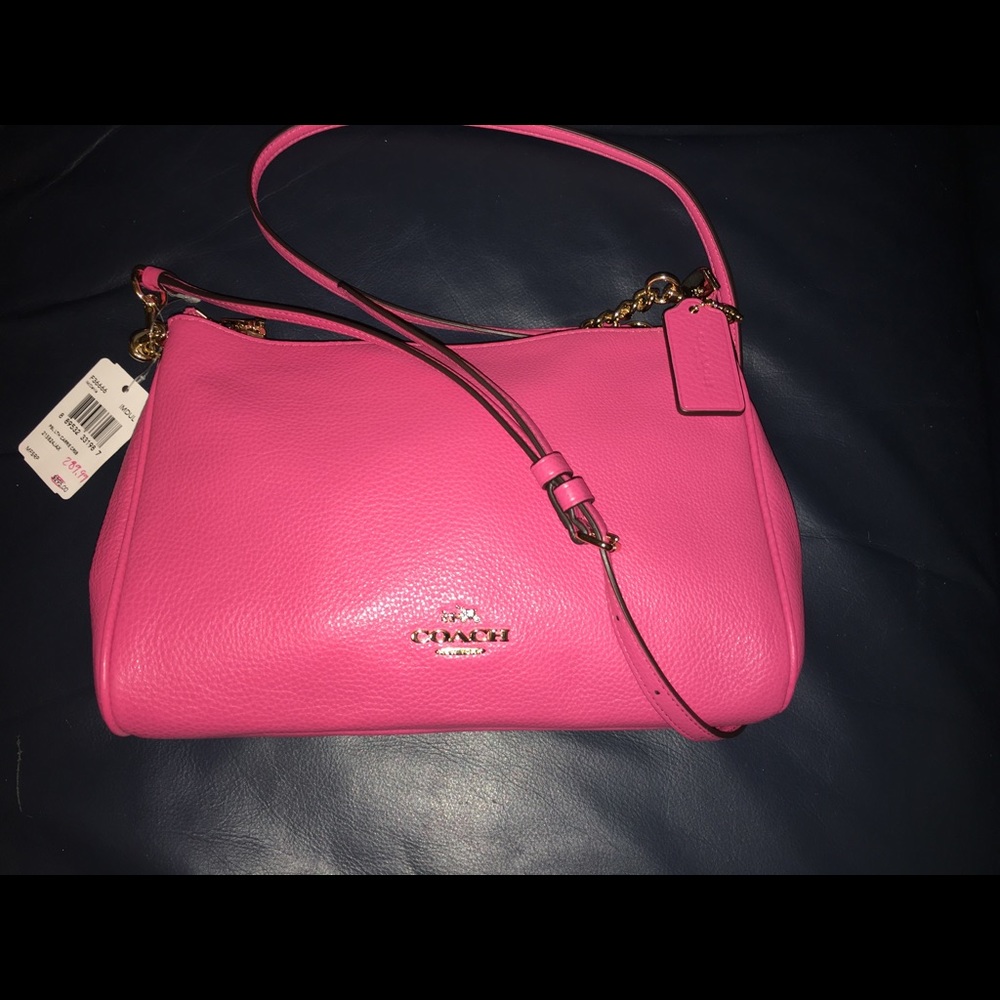 Coach F6666 Pebble Leather Crossbody Bag - Picture 4 of 8